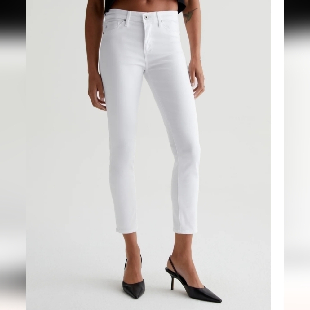 Ag Adriano Goldschmied The Prima Crop in White